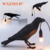 Lucky Bird Crow Wall Lamp Resin Table Lamp Bird Night Light for Bedroom Bedside Living Room Wall Lamp Home Decoration - Image 3